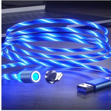 Cabo de Carregamento USB Luminoso