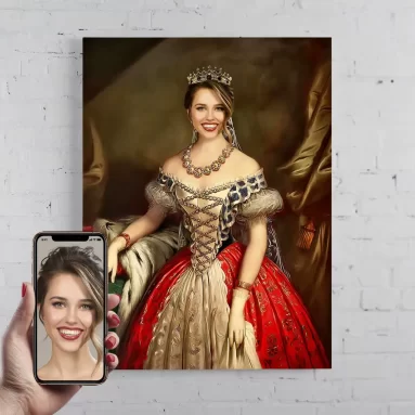 Quadro de Rainha/Rei Personalizado